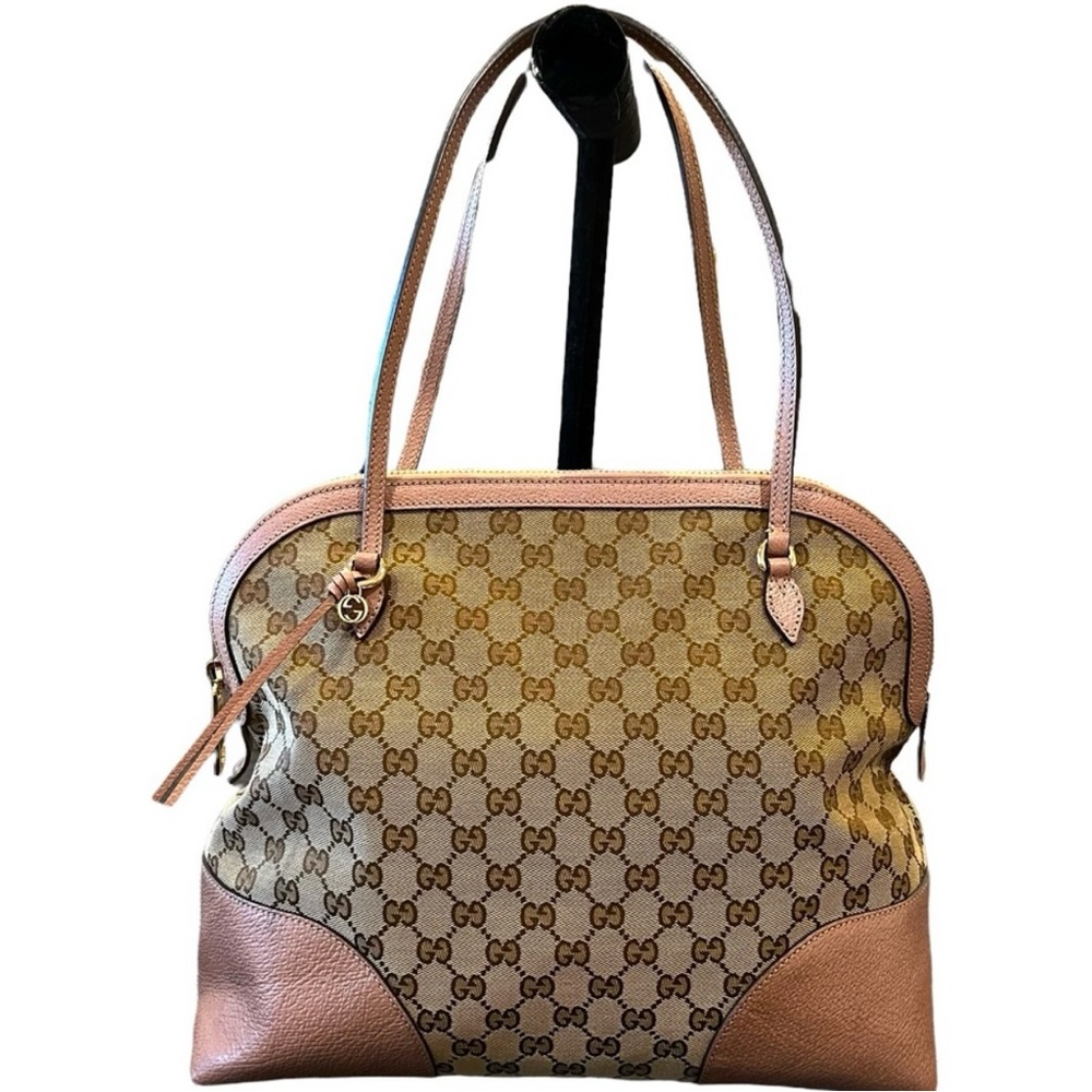 Authentic Gucci Monogram Medium Shoulder Bag - image 1